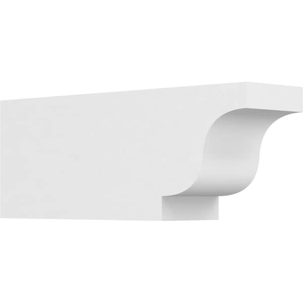 Ekena Millwork Standard Newport Architectural Grade PVC Rafter Tail, 4"W X 6"H X 16"L RFTP04X06X16NEW - main